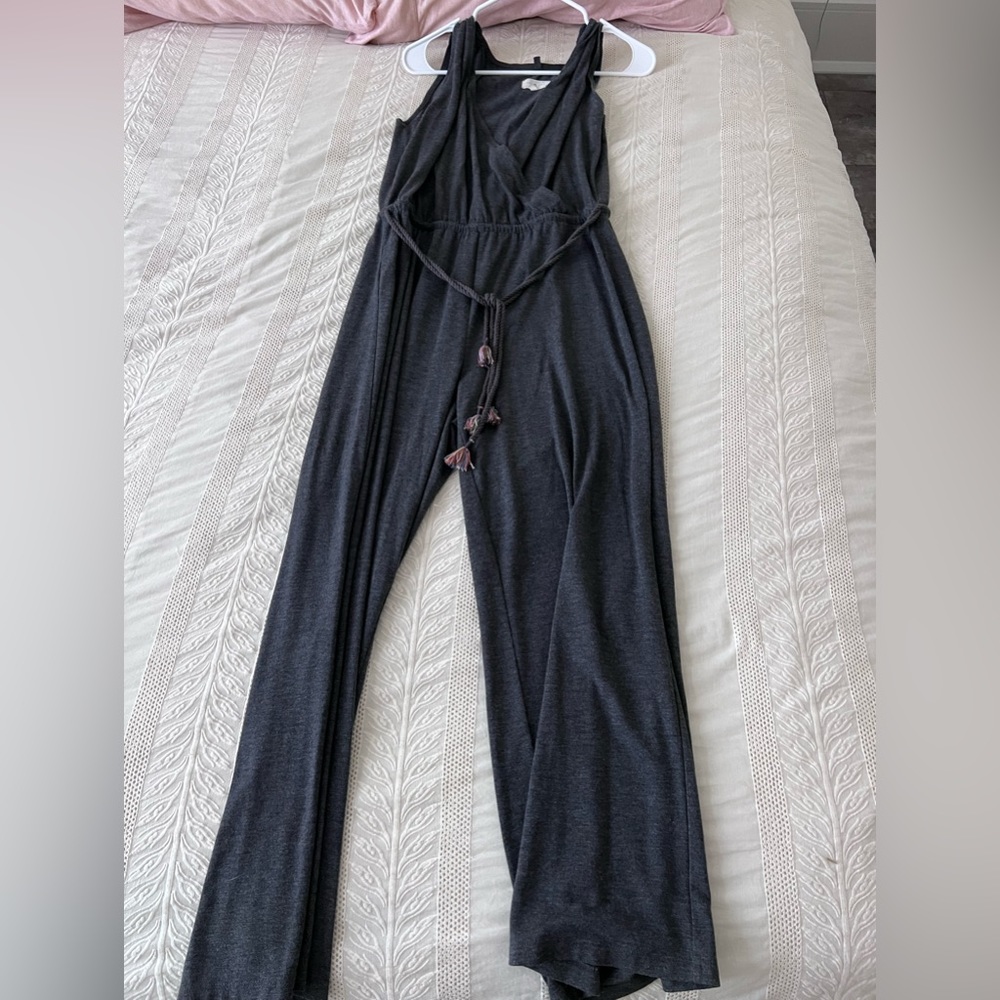 Lou & Grey Tassel Tie Jumpsuit